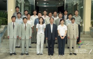 금강송면 초도순시