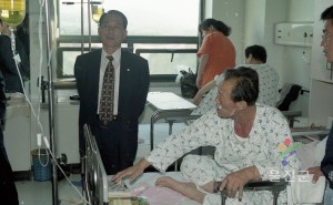 의료원 병실 방문