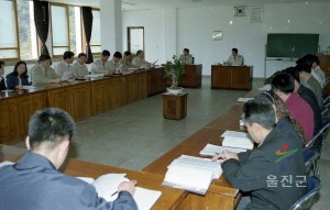금강송면 업무보고