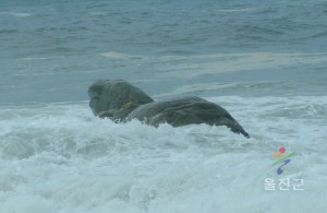 겨울 망양해수욕장
