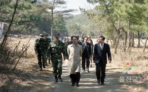 1소초 순찰로 및 교량공사 준공식