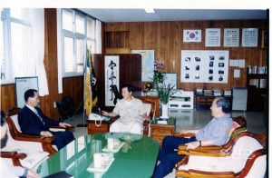 자유민주연합 부총재 면담