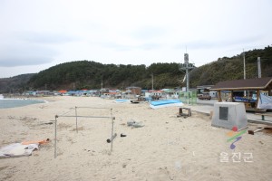 거일2리마을 및 왕피천 전경