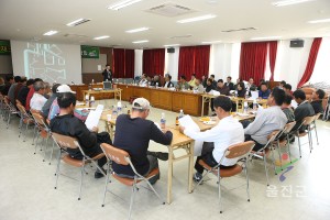김치공장 채소류 작목반 간담회
