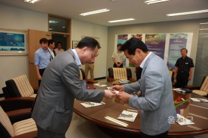 국회 국토해양위원회 수석전문위원 동해연구소 방문