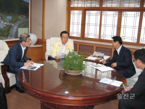 예산확보를 위한 도지사 면담