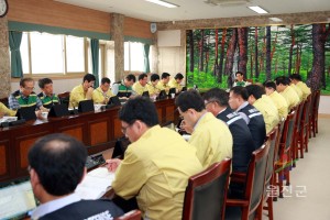을지훈련기간 실과소장,읍면장 회의