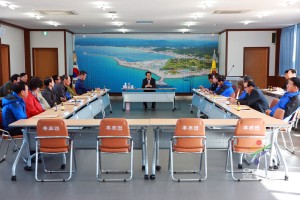 후포리장 출무회의
