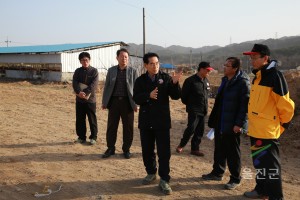 동팔지구 현장 방문
