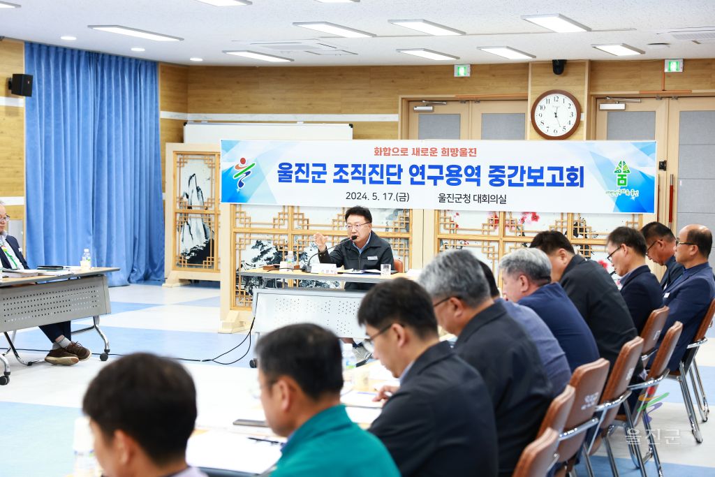 조직진단 연구용역 중간보고회